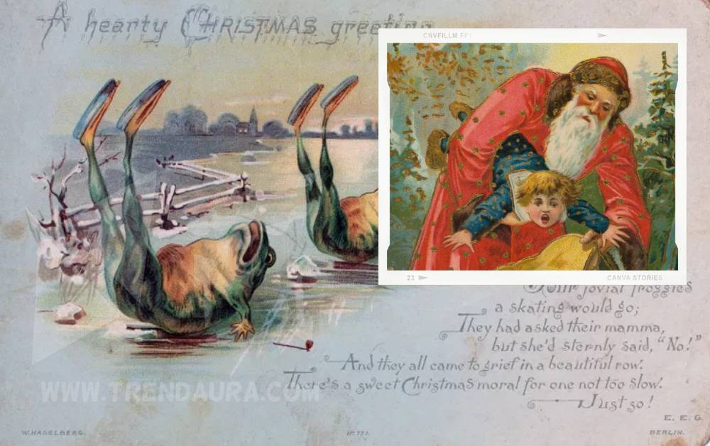 بالصور: بطاقات عيد الميلاد السوداوية في الزمن الفيكتوري